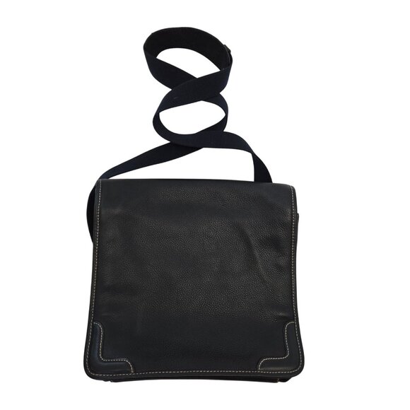 Brooks Brothers Other - Brooks Brothers Pebble Leather Laptop Messenger Bag